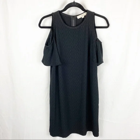 LOFT Black Cold Shoulder Dress - Picture 9 of 10
